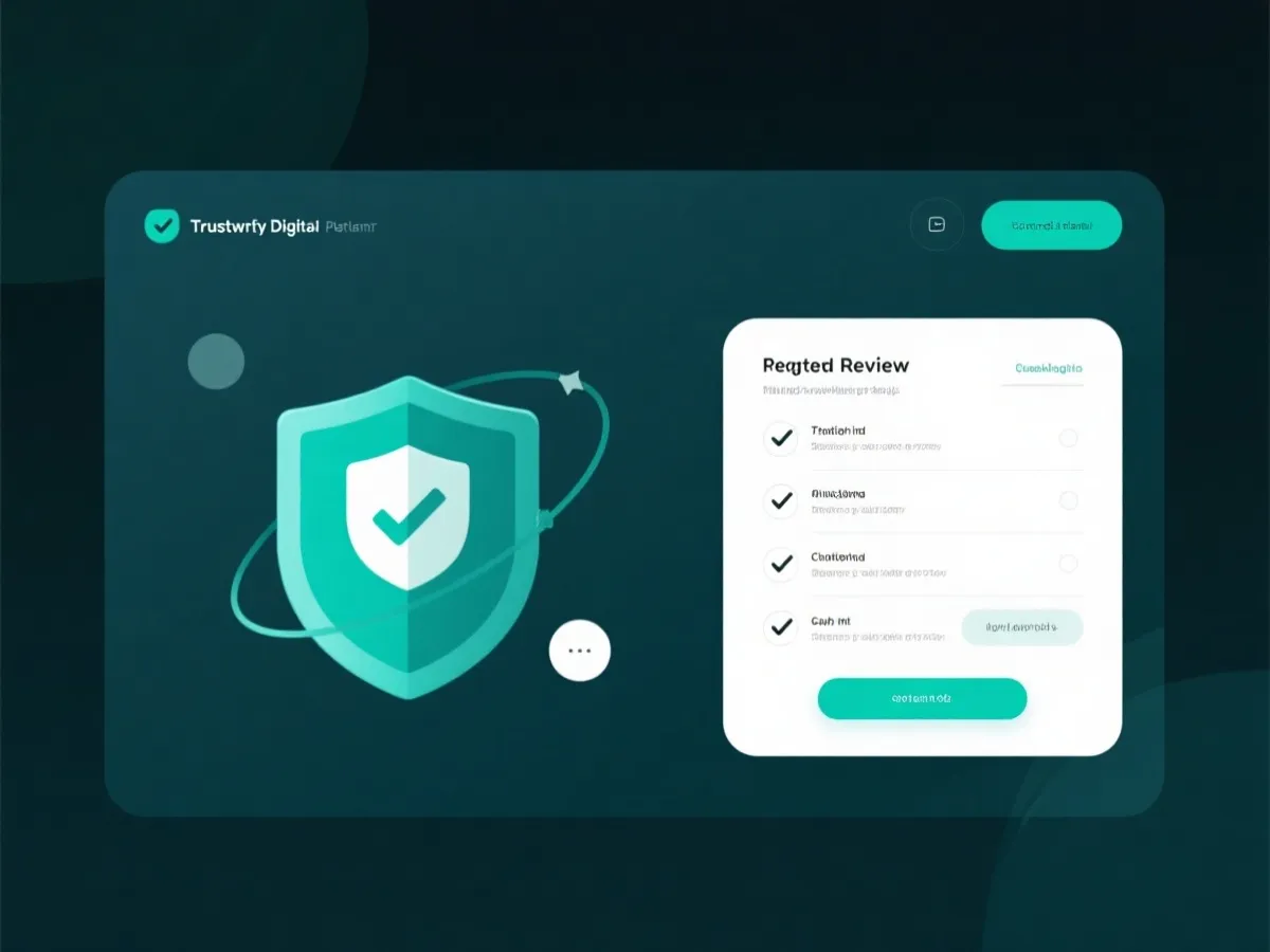 正规平台评测流程示意图